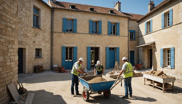 Quelles sont les étapes de la construction ou la rénovation d'un bien immobilier en France ?